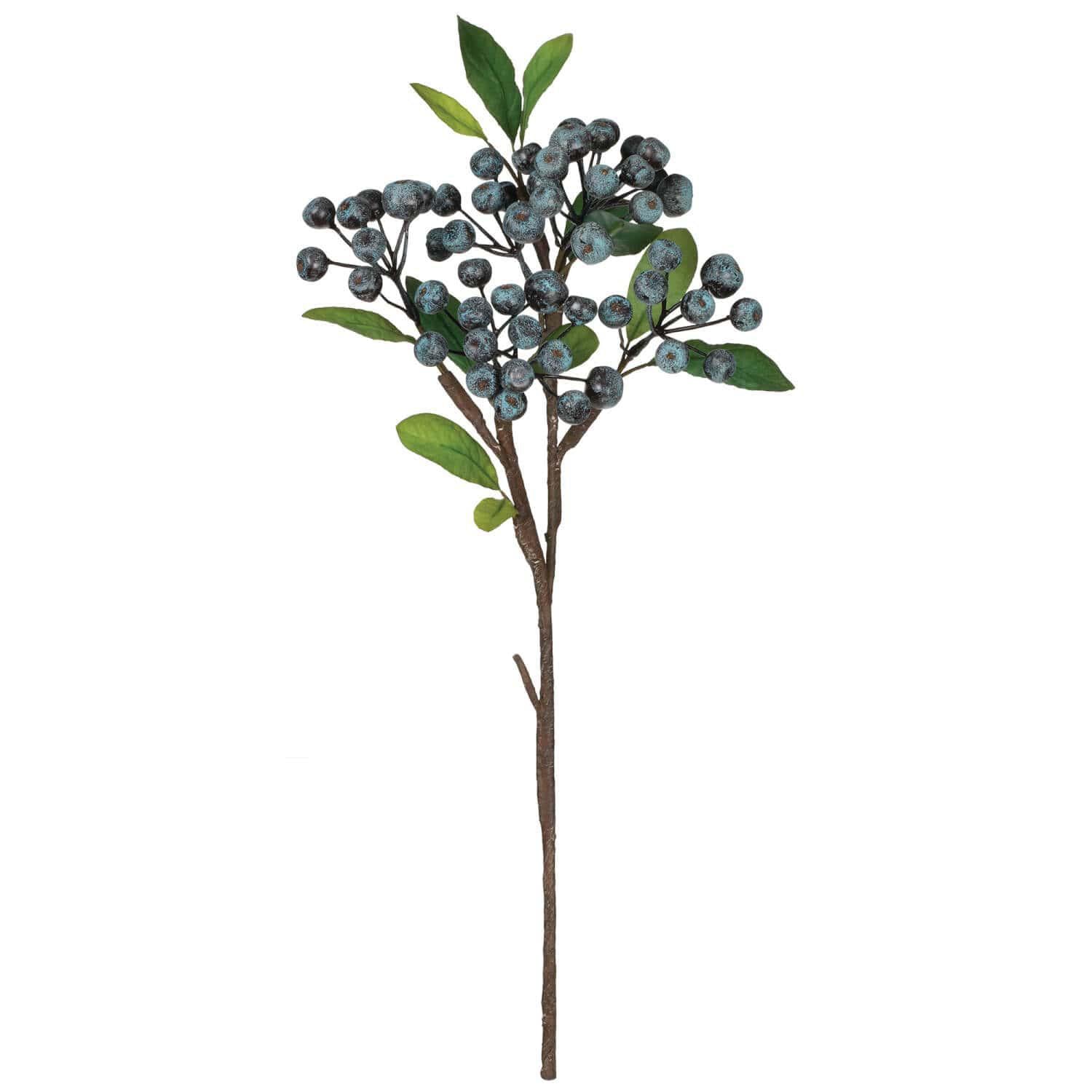 Berry Cluster with Leaves Pick
